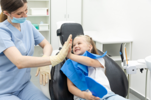 a child visiting the dentist 